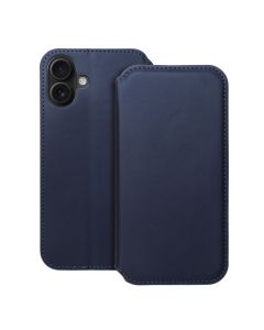 DUAL POCKET Book case for IPHONE 16 Plus navy