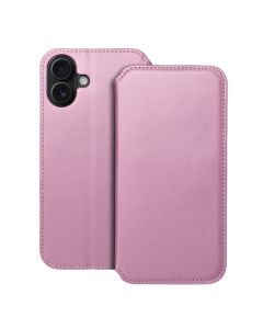 DUAL POCKET Book case for IPHONE 16 Plus light pink