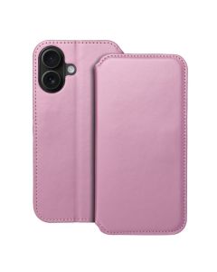 DUAL POCKET Book case for IPHONE 16 light pink