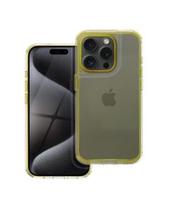 MATRIX CLEAR Case for IPHONE 16 Pro yellow