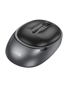 HOCO computer wireless mouse 2 4G 1600 dpi GM34 black metal gray