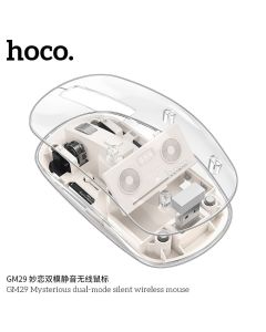 HOCO computer wireless mouse 2 4G 1600 dpi GM29 space white