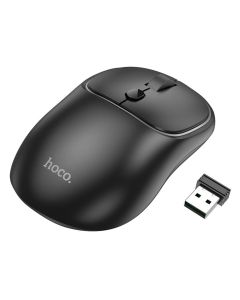 HOCO computer wireless mouse 2 4G 1600 dpi GM25 dark night black