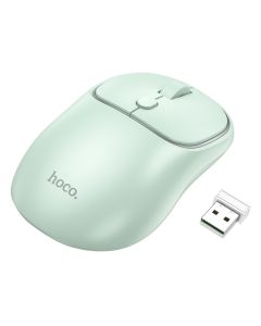HOCO computer wireless mouse 2 4G 1600 dpi GM25 light green