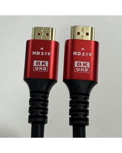 Cable HDMI 2.1 8K 60Hz / 4K 120Hz – Ultra High Speed  HDR  eARC  VRR  48Gbps 1 m black
