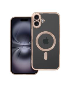 ELECTRO MAG COVER case compatible with MagSafe for IPHONE 16 Plus brown