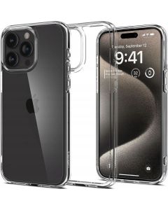 SPIGEN case ULTRA HYBRID for IPHONE 16 Pro Max crystal clear