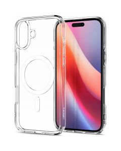 SPIGEN case ULTRA HYBRID MAG compatible with MagSafe for IPHONE 16 white
