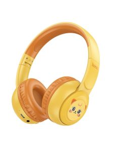 HOCO wireless headphones bluetooth for children W60 sun yellow