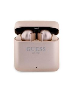 GUESS wireless earphones bluetooth TWS + docking station GUTWSSU20ALEGP (Printed Logo) rose gold