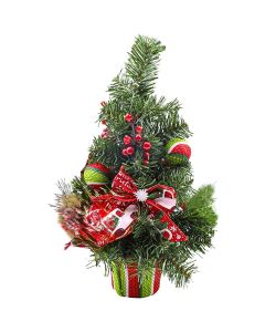 Decorative Christmas tree for desk 50 cm RC-K-432 green