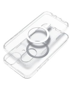 Clear Elite Mag Cover antiyellowing compatible with Camera Control button and MagSafe for IPHONE 16 PLUS transparent