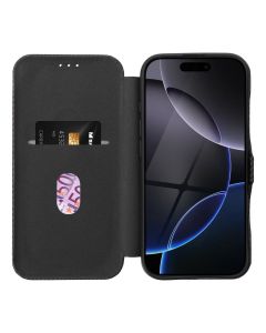 FOLIO Side Magnet book case for IPHONE 15 black