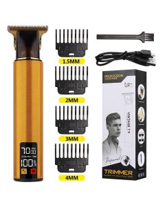 Hair clipper with display LED and replacable combs T9 orange