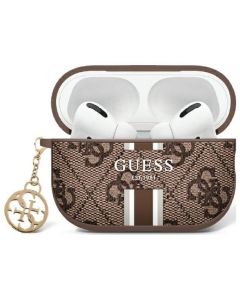 GUESS case for APPLE AirPods Pro 2 (2022 / 2023) GUAP2P4RPSW (4G Printed Stripes Charm) brown