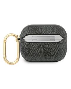 GUESS case for APPLE AirPods Pro GUAP4GSMK (4G Script Metal Collection) grey