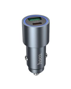 HOCO car charger USB A + Type C PD QC3.0 48W Z60 black