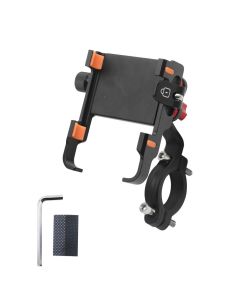 Bike / scooter aluminium holder for mobile phone FSBHD-106-6 black 