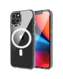 CLEAR MAG COVER case compatible with MagSafe for IPHONE 16E (SE 4 2025) transparent