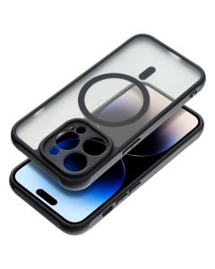 FULL MATTE MAG COVER case compatible with MagSafe for XIAOMI REDMI NOTE 14 PRO PLUS 5G black