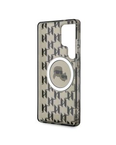 KARL LAGERFELD case for SAMSUNG S25 Ultra KLHMS25LHMCKMHK (Magnetic IML Metal Monogram KC Heads) black