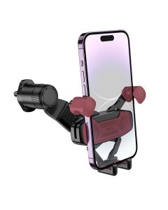 HOCO gravity car holder for air vent H66 black and red