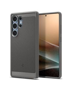 SPIGEN case RUGGED ARMOR MAG compatible with MagSafe for SAMSUNG S25 Ultra marble grey