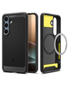 SPIGEN case RUGGED ARMOR MAG compatible with MagSafe for SAMSUNG S25 Plus matte black