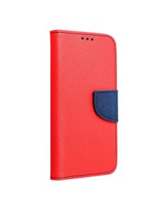 FANCY Book case for XIAOMI Redmi Note 14 4G red / navy