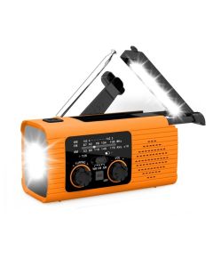 PRISTAR radio FM with flashlight 4000 mAh YX318 orange