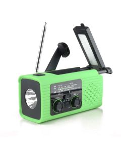 PRISTAR radio FM with flashlight 4000 mAh YX318 green