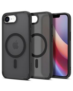SPIGEN case ULTRA HYBRID MAG compatible with MagSafe for IPHONE 16E 2025 frost black