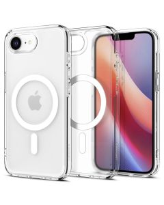 SPIGEN case ULTRA HYBRID MAG compatible with MagSafe for IPHONE 16E 2025 frost white
