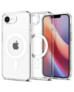 SPIGEN case ULTRA HYBRID MAG compatible with MagSafe for IPHONE 16E 2025 white