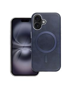 GENTLEMAN MAG COVER Case compatible with MagSafe for IPHONE 16 PRO navy blue