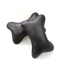 Car headrest pillow black