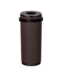Tube-shaped tissue dispenser brown