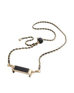 Chain / Rope with holder GLAMOUR fit all models 80mm max width BLACK