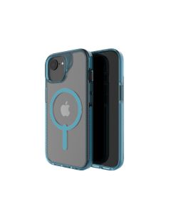 ZAGG case SANTA CRUZ SNAP compatible with MagSafe for IPHONE 13 / 14 / 15 / 16e blue