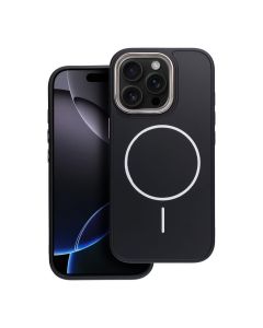 FRAME MAG COVER Case compatible with MagSafe for IPHONE 15 black