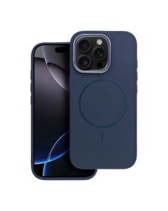 FRAME MAG COVER Case compatible with MagSafe for IPHONE 15 navy blue