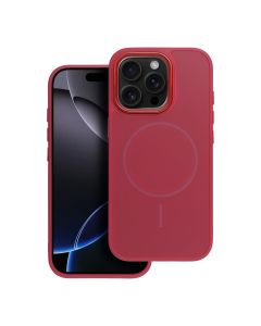 FRAME MAG COVER Case compatible with MagSafe for IPHONE 12 magenta