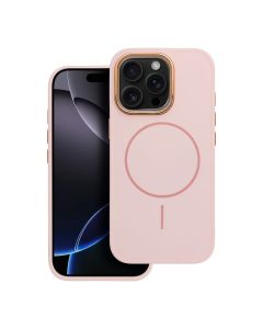FRAME MAG COVER Case compatible with MagSafe for IPHONE 15 powder pink