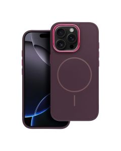 FRAME MAG COVER Case compatible with MagSafe for IPHONE 15 purple