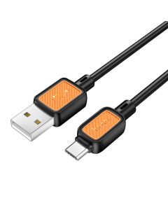 HOCO cable USB A to Micro USB 2 4A X108 1 m black