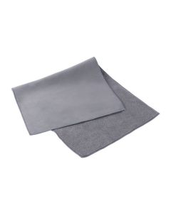 Microfiber car towel super absorbent 30 x 30 cm gray