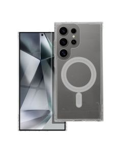 CLEAR MAG COVER case compatible with MagSafe for SAMSUNG S22 transparent