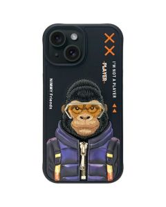 NIMMY case COOL&CUTE 2.0 Monkey for IPHONE 15 black
