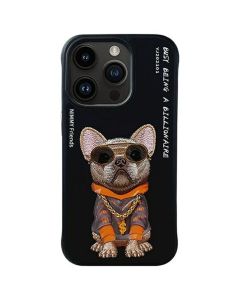 NIMMY case GLASSES COOL DOG for IPHONE 15 Pro black