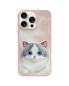 NIMMY case BIG EYED PET 2.0 Cat for IPHONE 15 Pro pink